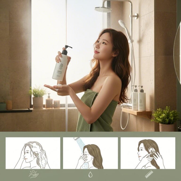 청미정 샴푸와 트리트먼트 사용법