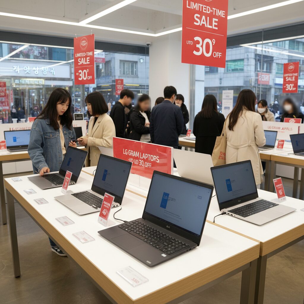 할인 중인 LG 그램 노트북 다양한 모델