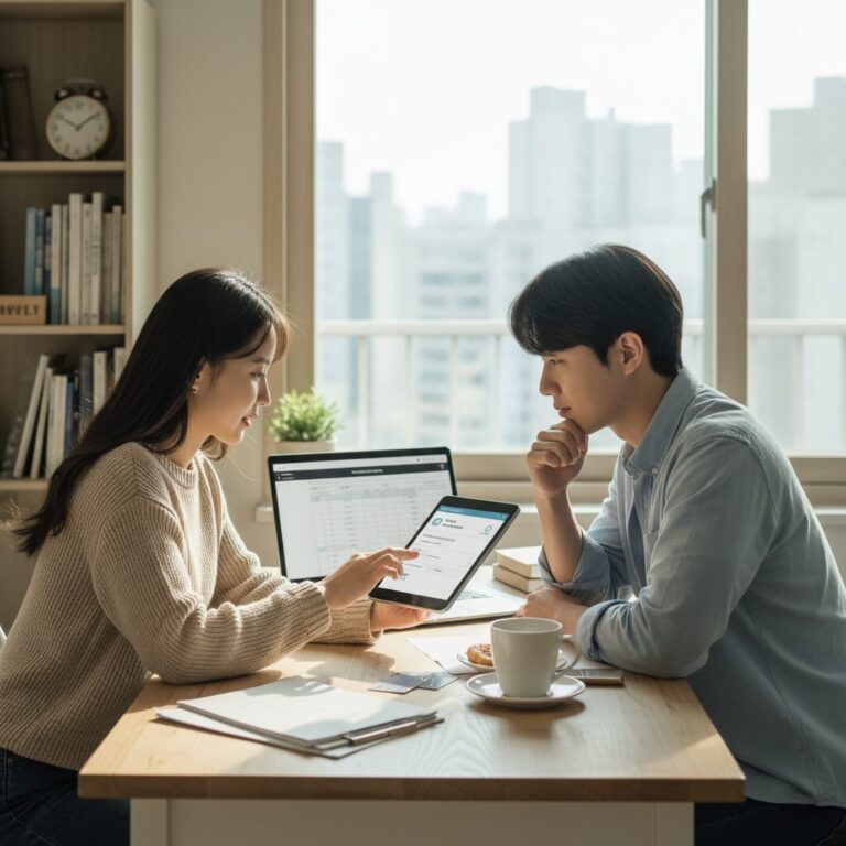 온라인으로 전월세 대출 신청하는 과정