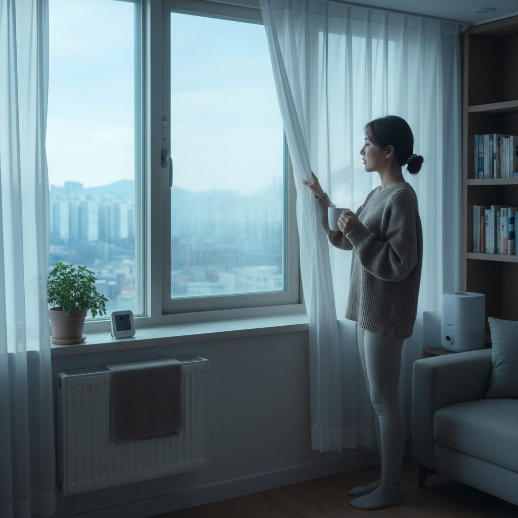겨울 결로 예방을 위한 환기 습관