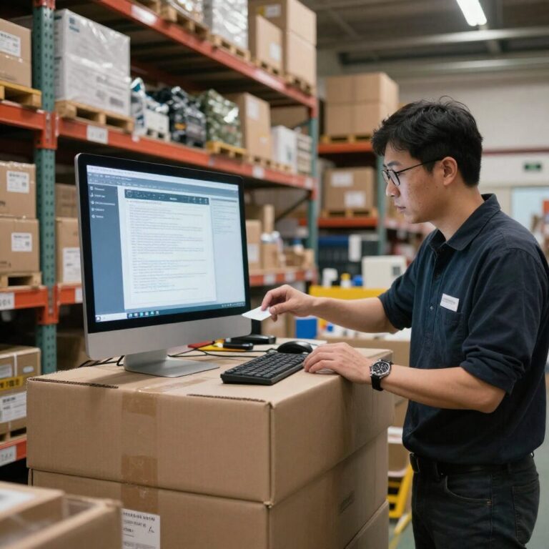 삼일절 배송 대비를 위한 창고 재고 정리 사진