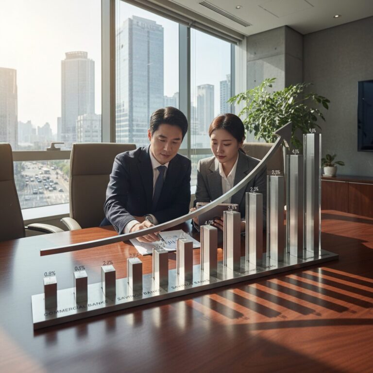 파킹통장 금리 비교 차트로 본 시중은행 인터넷은행 저축은행 차이