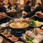 봄 제철 알배기 쭈꾸미의 효능과 맛있는 먹는 법 뜨거운 육수에 데쳐 먹는 쭈꾸미 샤브샤브와 다양한 해산물