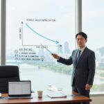 금융리스 차량 가치 감소 그래프와 주요 요인 설명