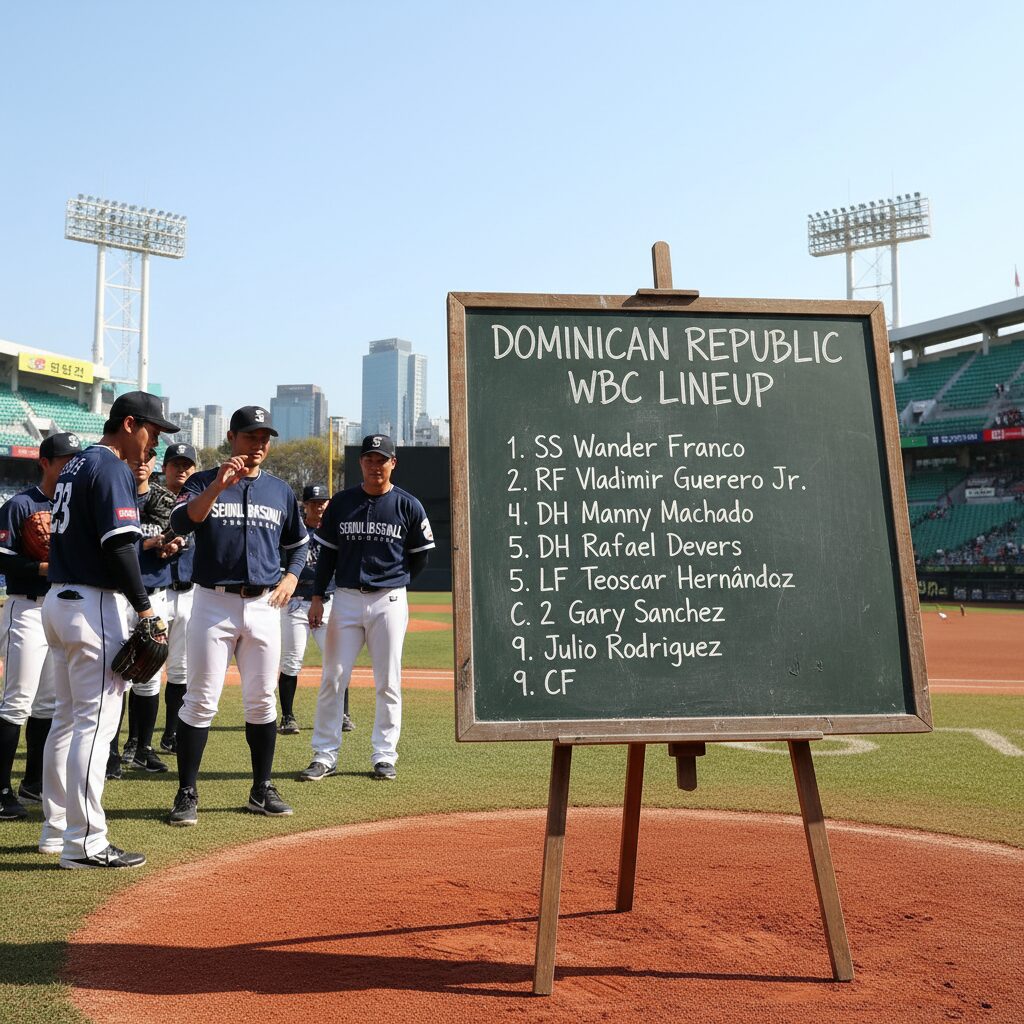 도미니카 공화국 WBC 타순 라인업