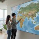 호르무즈 해협 위치와 주변 국가 지도