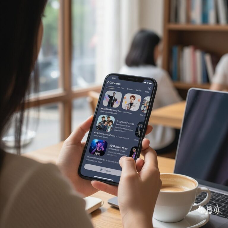 iOS 26.4 업데이트 후 애플뮤직 앱 화면 콘서트 탭과 새로운 UI