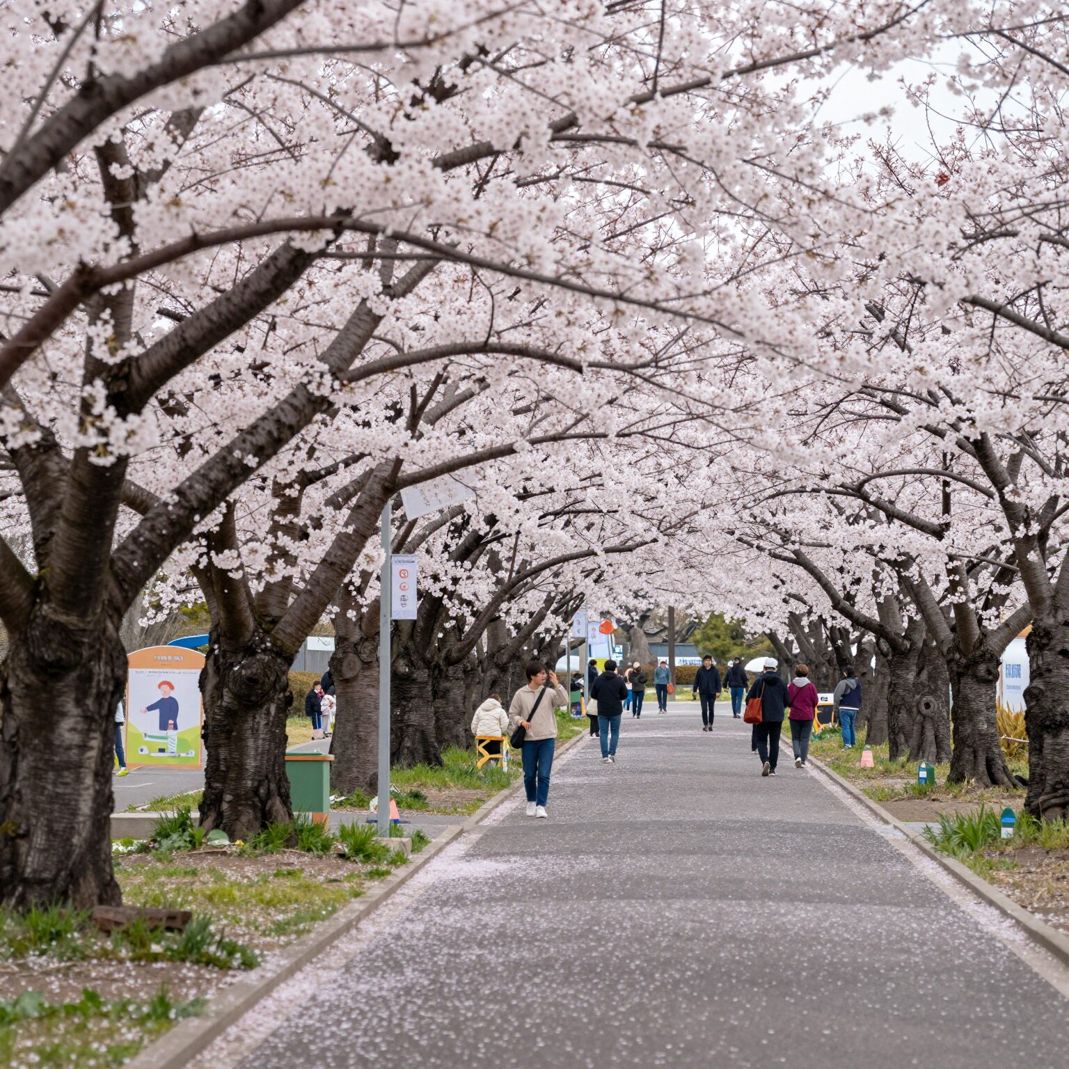 2026년 제주 전농로 왕벚꽃축제 벚꽃 터널과 행사장 풍경