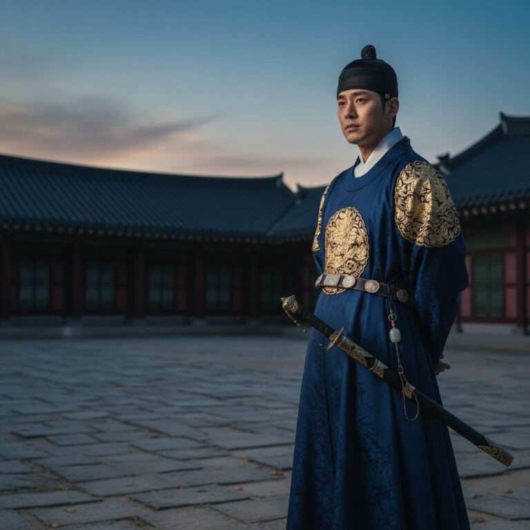 영화 왕과 사는 남자에서 금성대군 역을 맡은 배우 이준혁의 포스터 컷