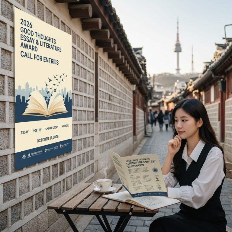 2026년 좋은생각 생활문예대상 포스터와 공모전 안내책자