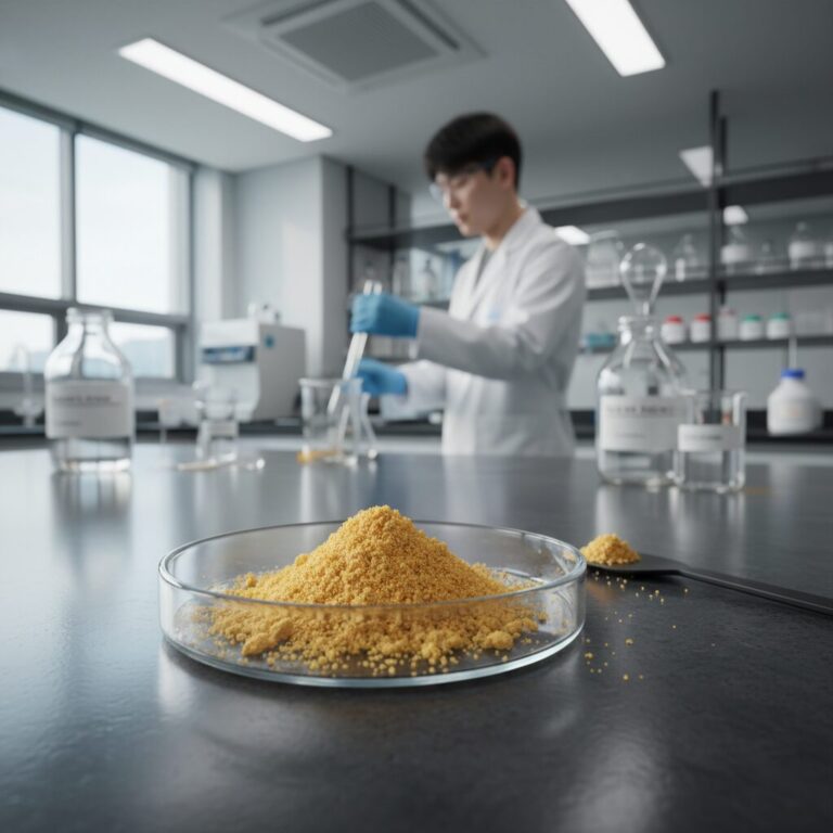 황화리튬 분말 모습