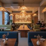 미쉐린 가이드 맛집의 실제 체험과 선택 팁 미쉐린 가이드에 선정된 한 식당의 모던하고 따뜻한 실내 인테리어