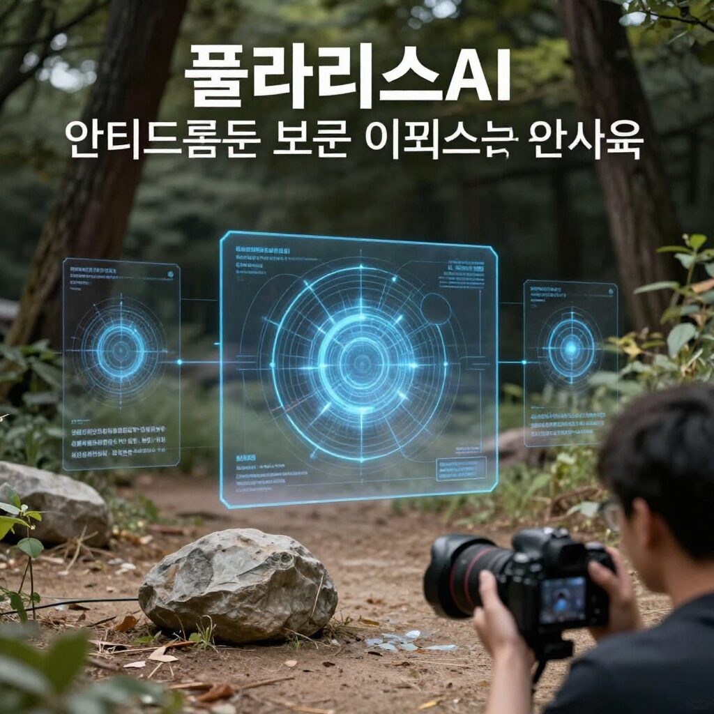 폴라리스AI 안티드론 보안 시스템 개념도
