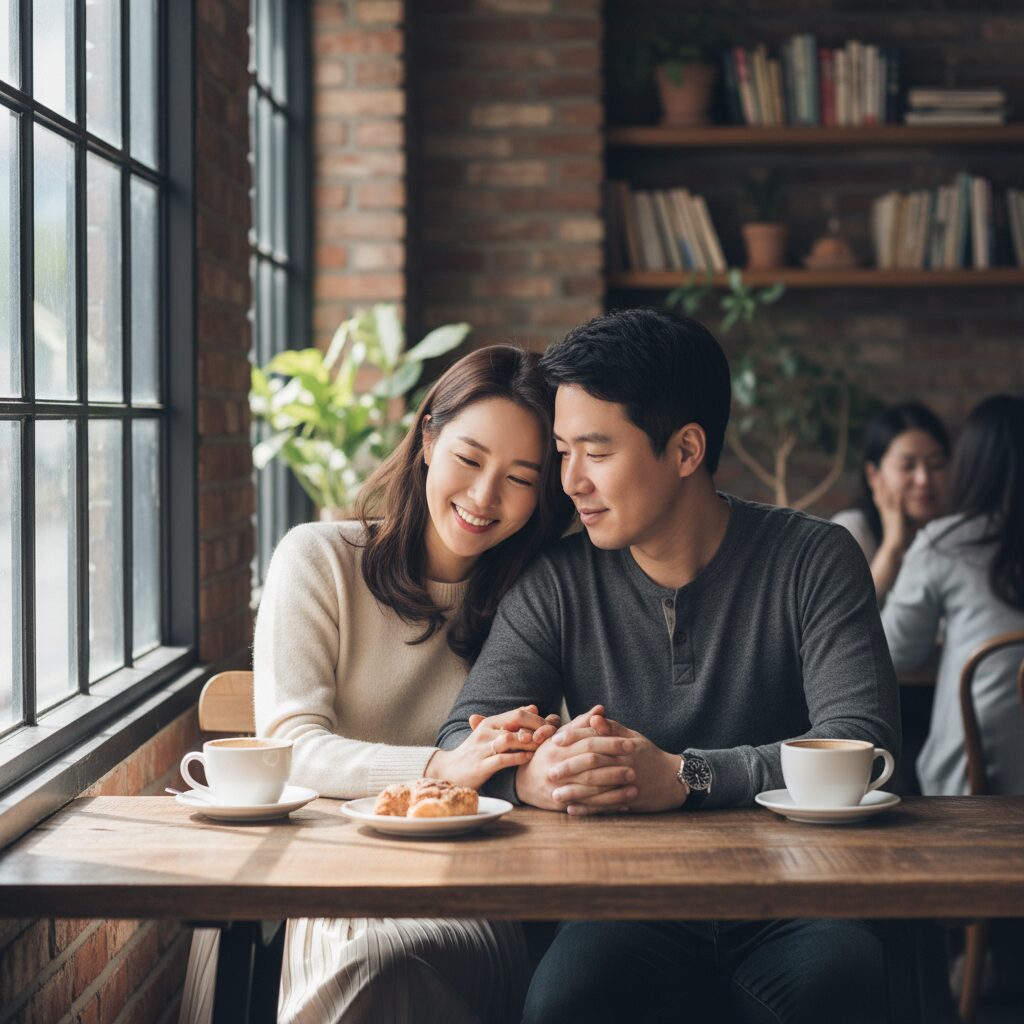 스테파니와 브래디 앤더슨의 다정한 모습