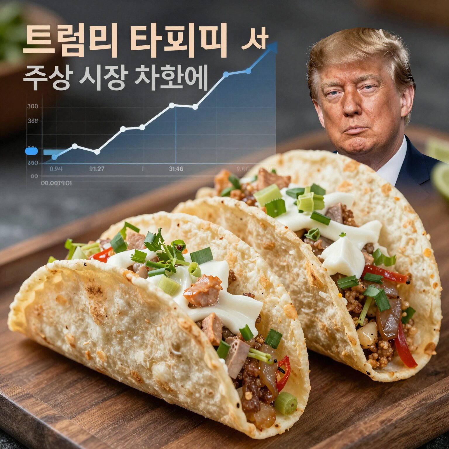 트럼프 타코 패턴이 주식 시장 차트에 미치는 영향 그래프