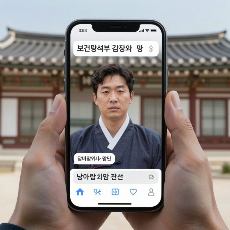 보건복지부 건물과 담배값 인상 관련 뉴스 기사가 표시된 스마트폰 이미지