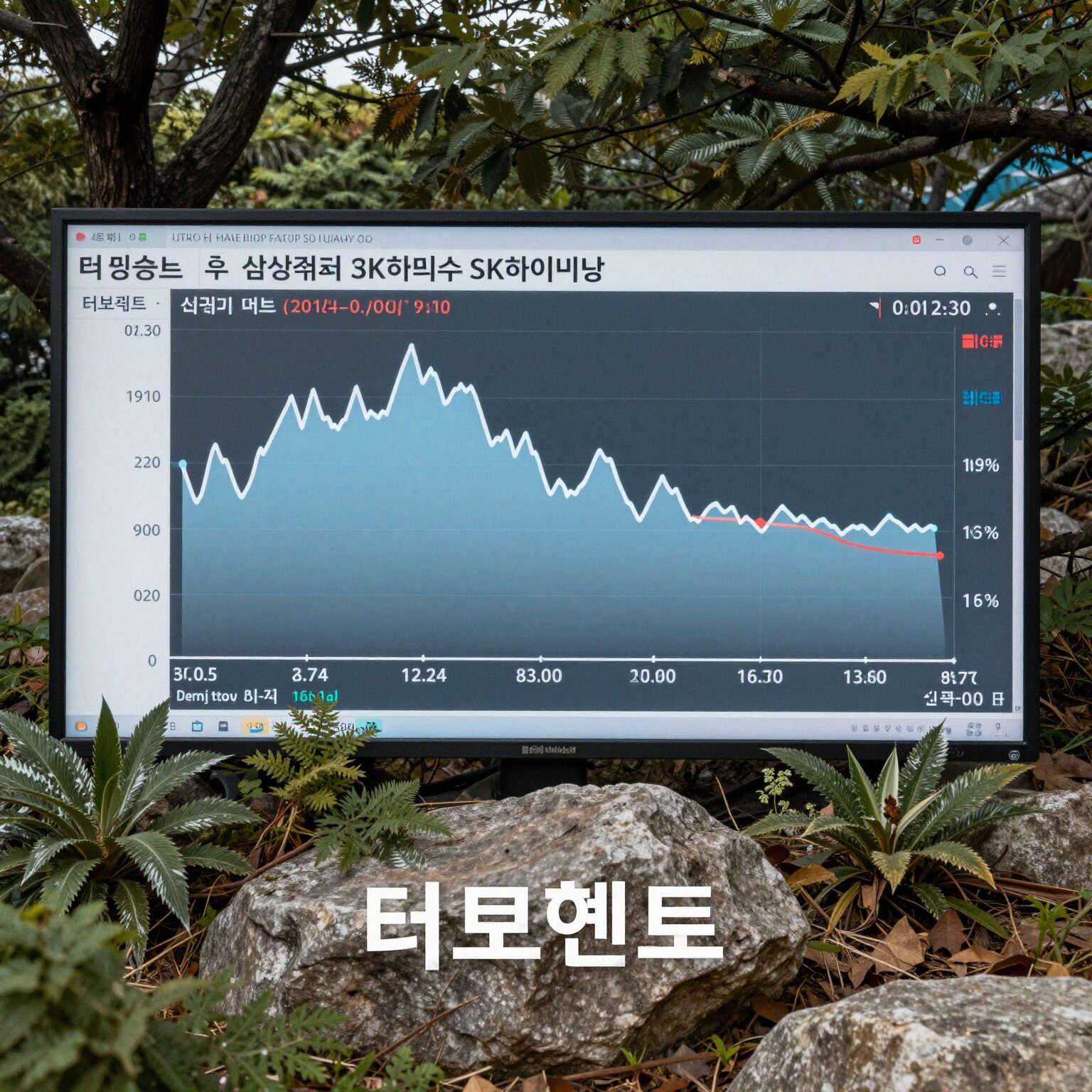 터보퀀트 발표 후 삼성전자 SK하이닉스 주가 하락 차트