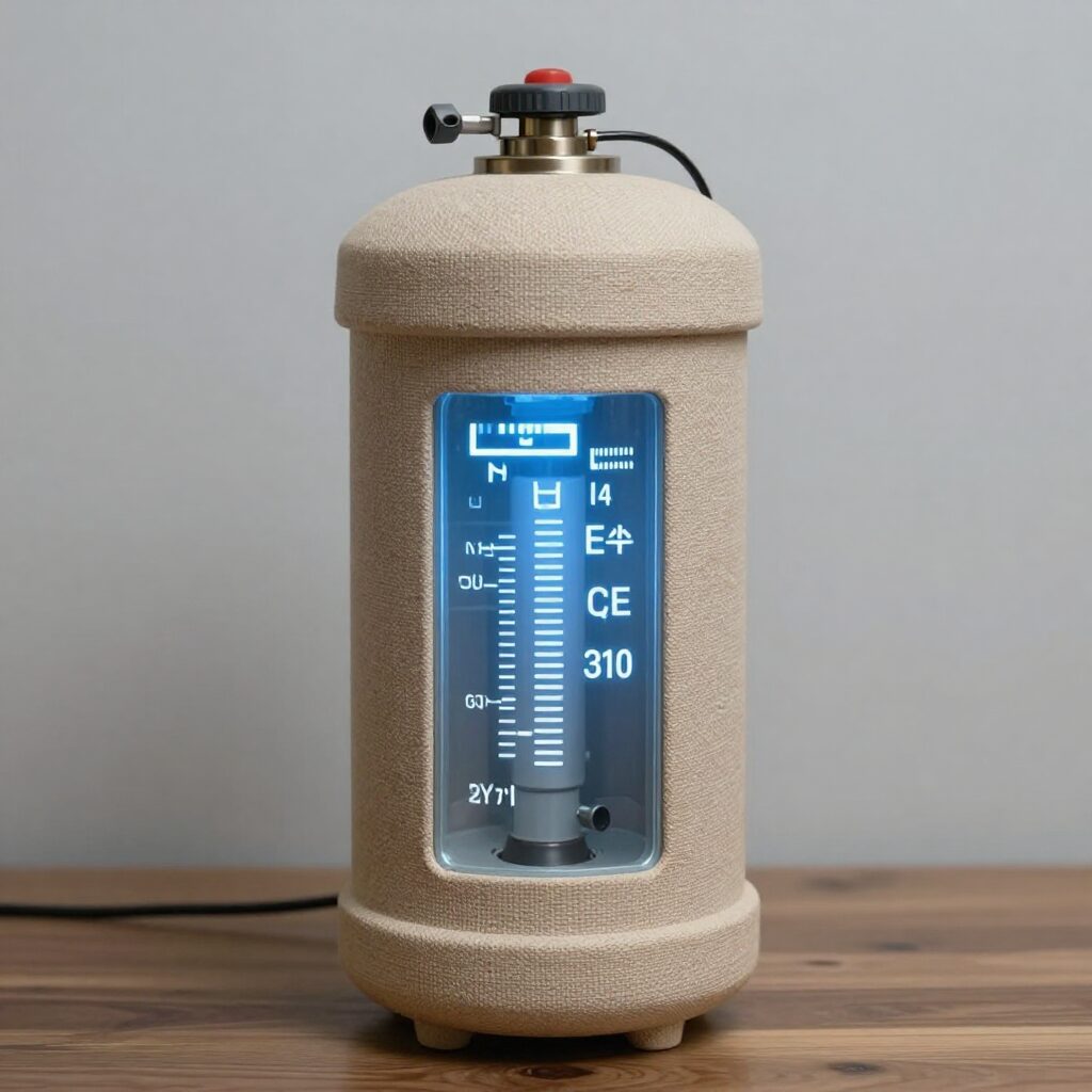 보온재로 채워진 수도 계량기함