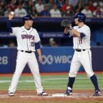 2026 WBC 결승 미국과 베네수엘라 선수들이 교장에서 맞서는 상상도