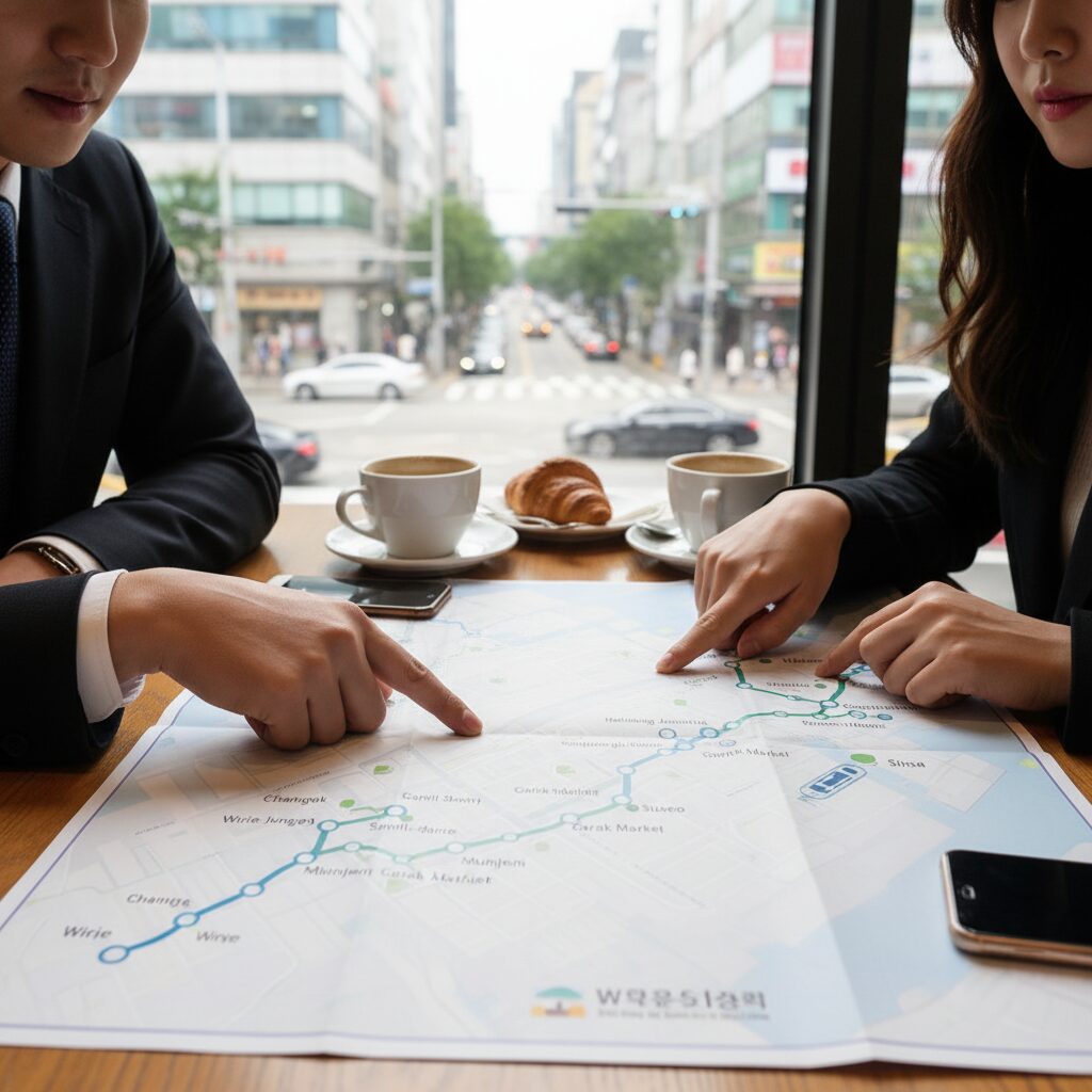 위례신사선 노선도 지도 위례에서 신사역까지 연결된 철도 노선