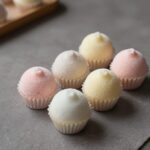 달달상점 미니 컵 솜사탕 답례품 포장된 모습