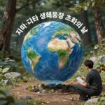 지구 생태용량 초과의 날을 설명하는 인포그래픽