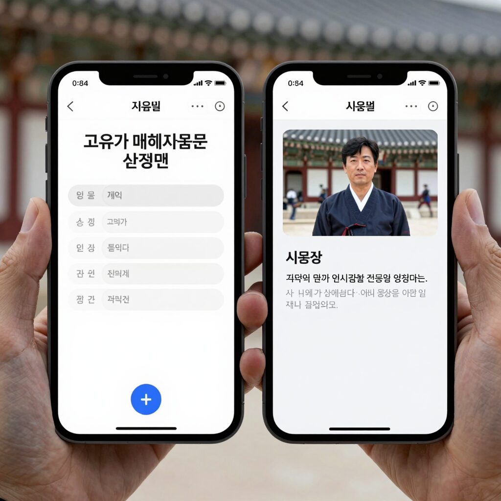 고유가 피해지원금 신청 방법을 설명하는 모바일 화면과 서류 이미지