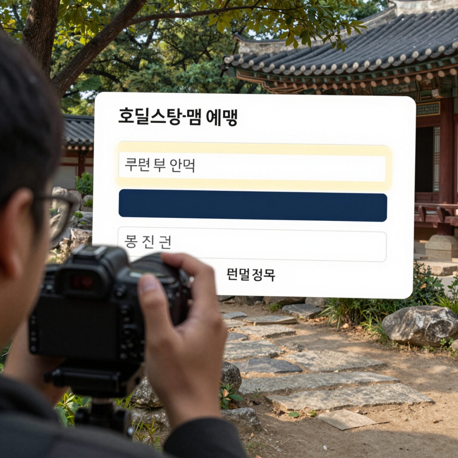 호텔스닷컴 예약 화면에서 쿠폰 코드 입력란이 강조된 모습