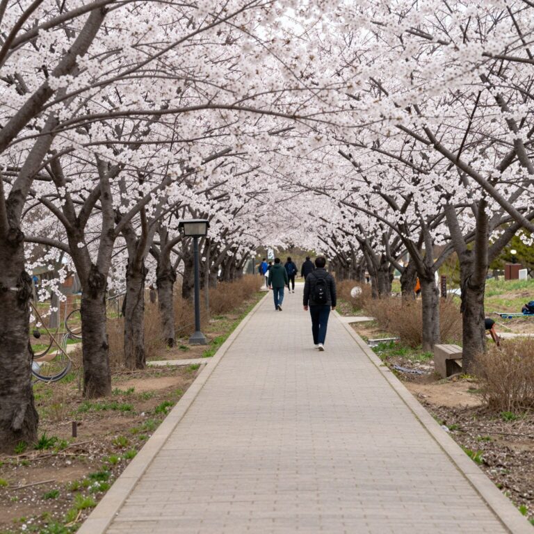 광주 황룡강친수공원 5월 유채꽃밭과 산책로 풍경