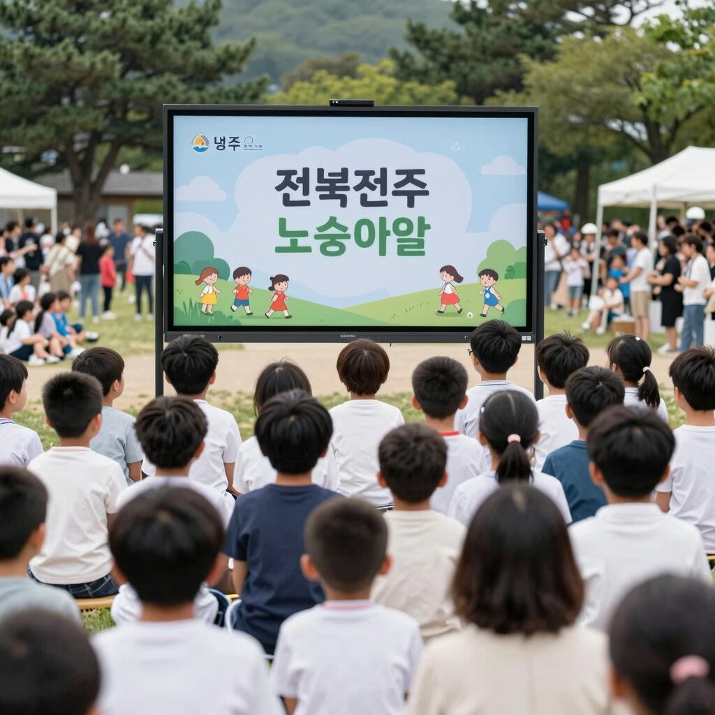 전북 전주 노송광장 어린이날 행사 현장