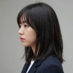 전지현 중단발 레이어드컷 옆모습과 볼륨감