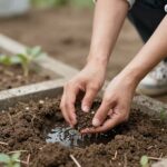 카랑코에 물주기 방법 손가락으로 흙 속 수분 확인