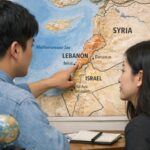 레바논 위치와 현재 중동 위기 전쟁 확산 가능성 레바논 위치 지도 중동 이스라엘 시리아 지중해