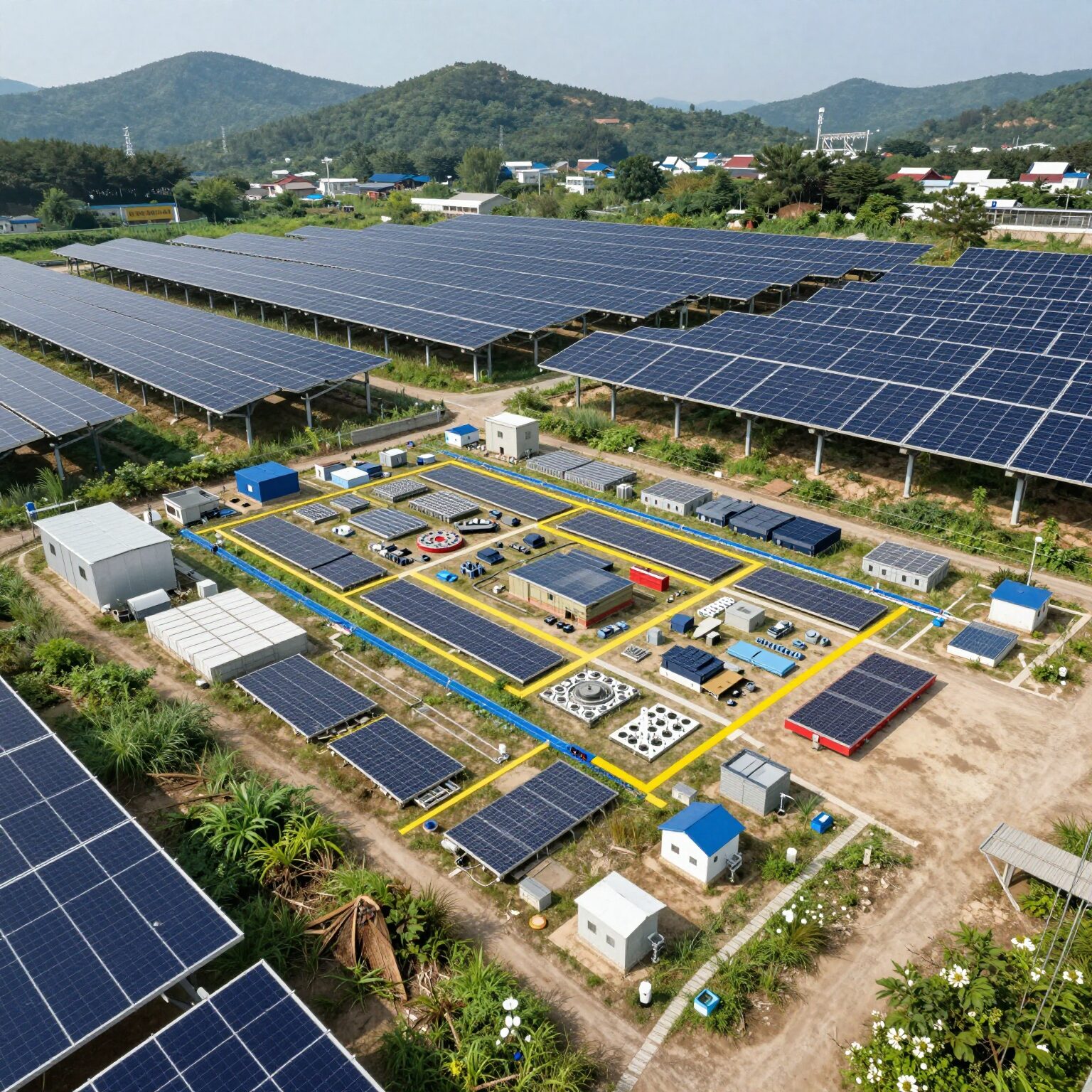 프래그마타 태양광 발전소 맵 내부 배전판과 강화부품 위치