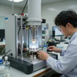 양자컴퓨터 연구실 내부 이온 트랩 장비 실험 모습