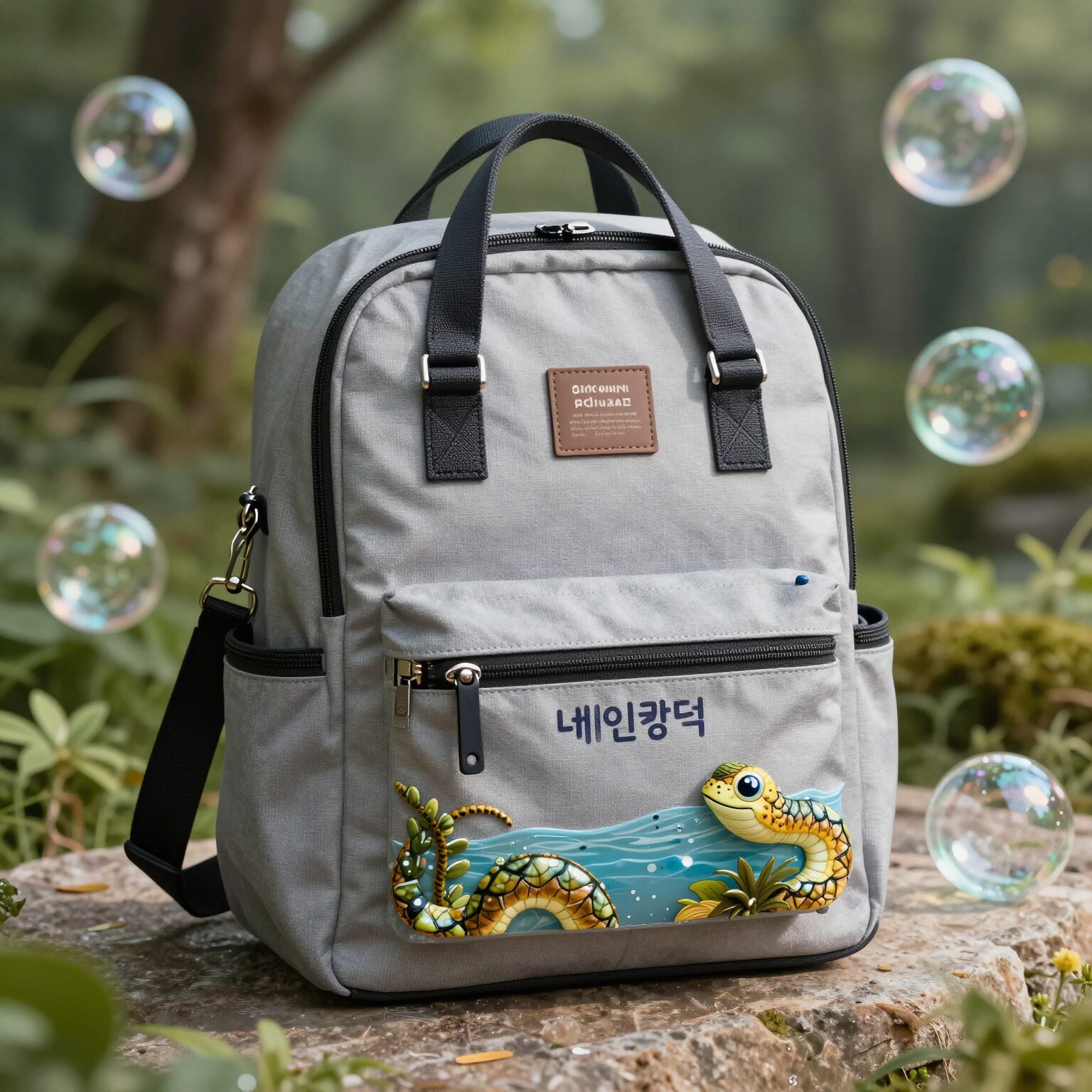 스네이크덕 피젯과 비눗방울이 들어있는 큐티샵 구디백 세트