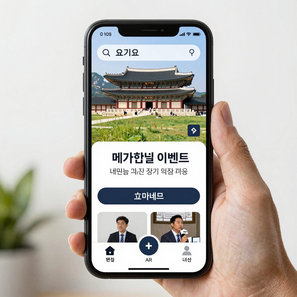 요기요 메가핫딜 이벤트 페이지 화면 캡처, 오후 5시 99% 할인쿠폰 안내