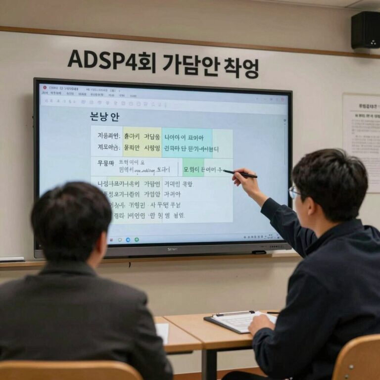 ADSP 49회 가답안 분석용 시험 자료 이미지