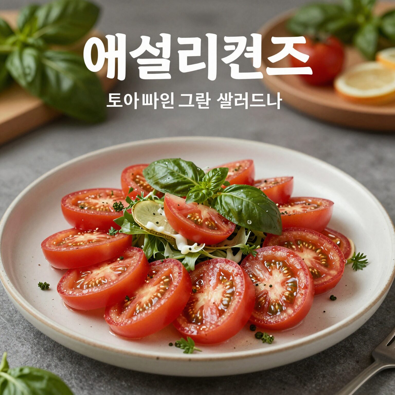 애슐리퀸즈 5월 메뉴 토마토 바질 그릴과 샐러드바 전경