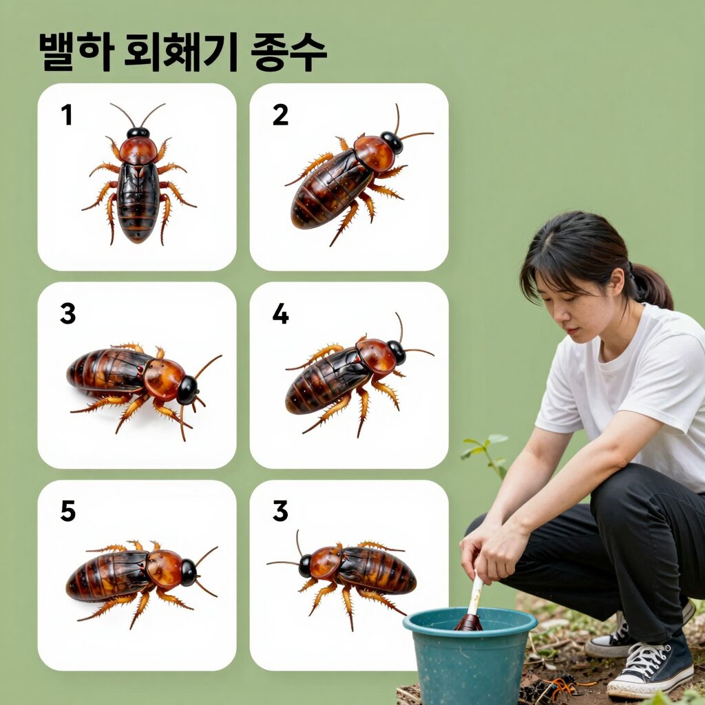 벌레 퇴치기 종류와 선택 기준을 설명하는 인포그래픽