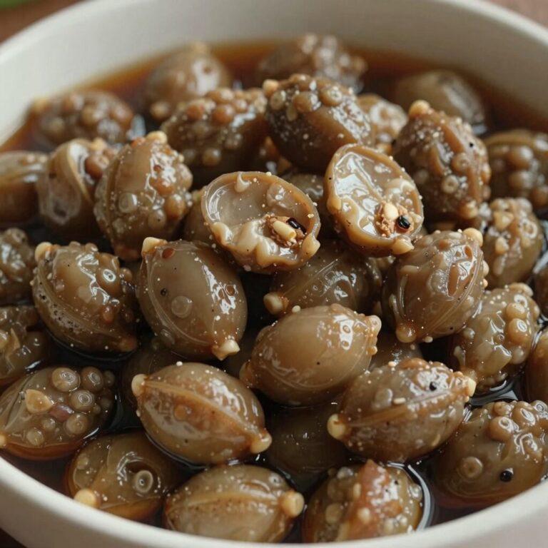 머위대 장아찌 완성 사진