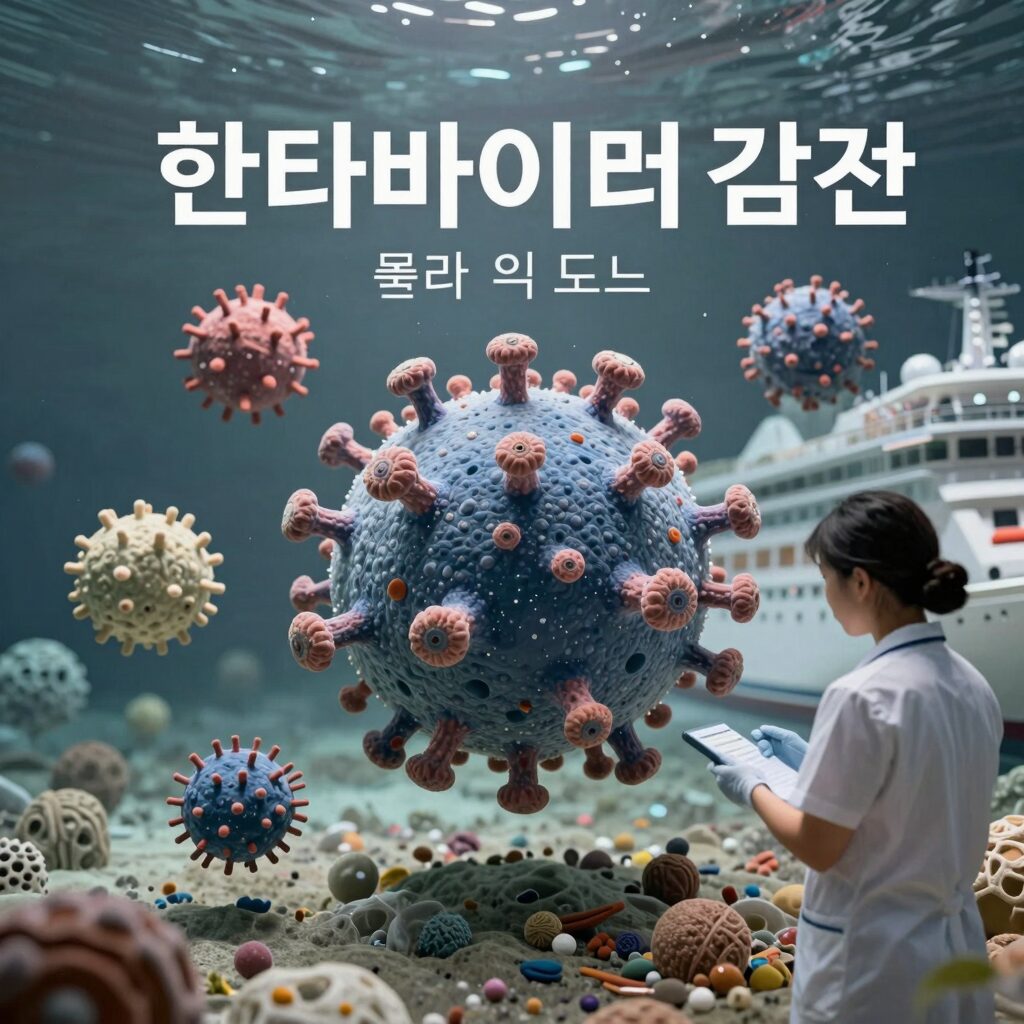 크루즈선 내 한타바이러스 감염 경로와 위험성을 나타낸 이미지