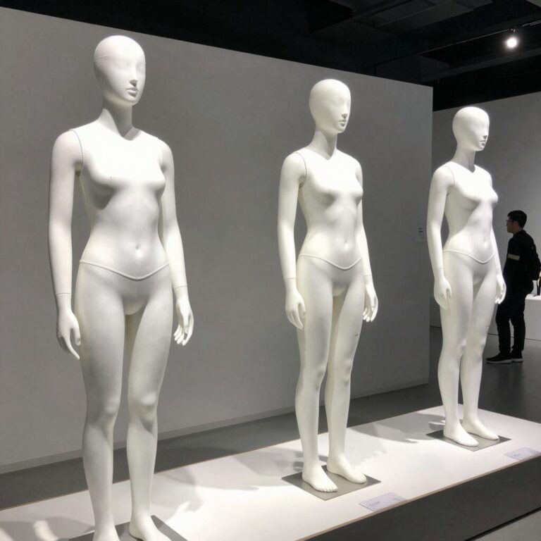 헤지스 화이트 카라티와 아이스 냉감 카라티가 나란히 진열된 모습