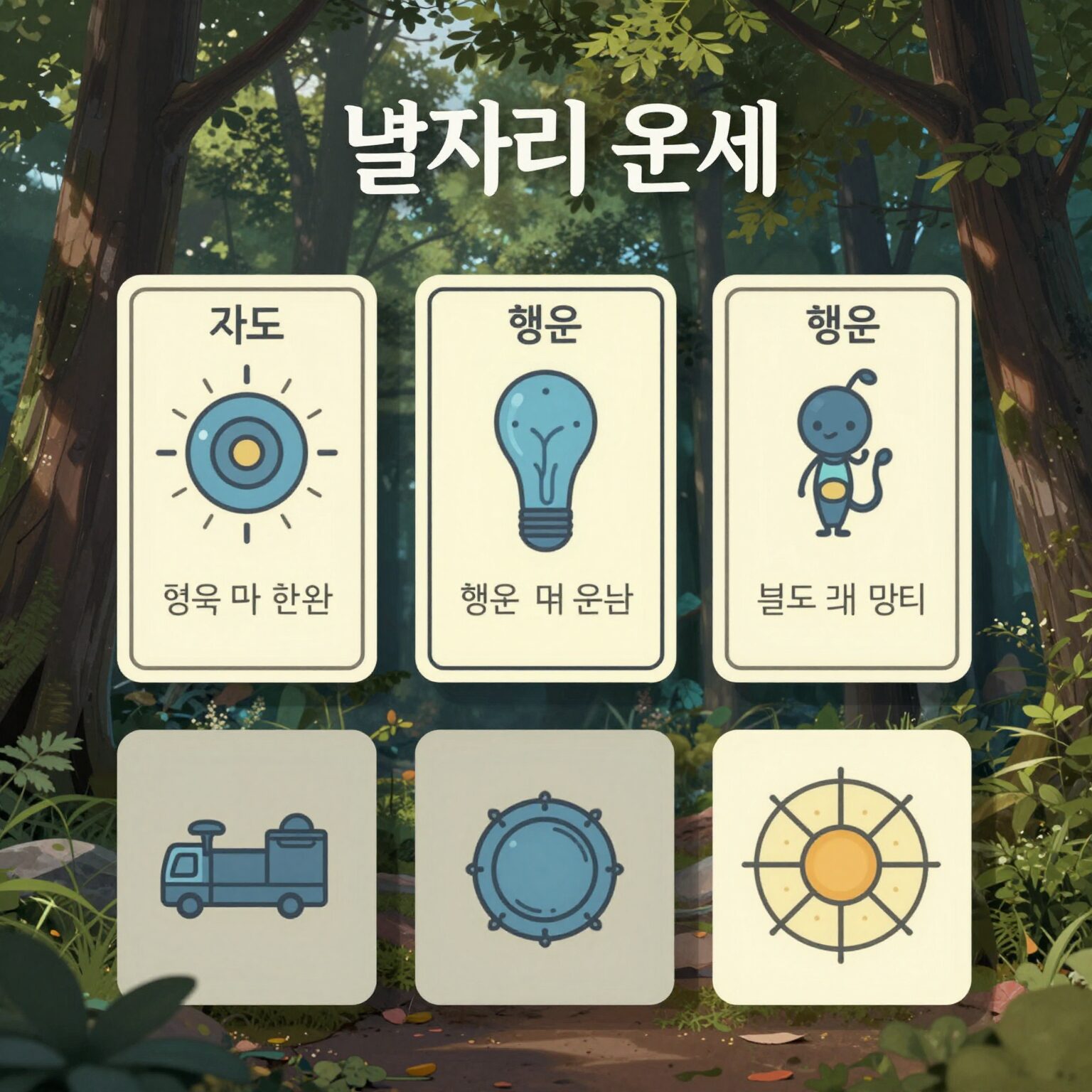 2026년 6월 별자리 운세 차트와 행운 요소