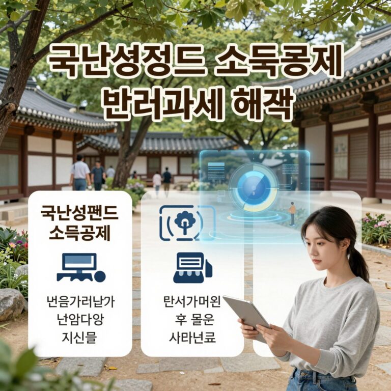 국민성장펀드 소득공제와 분리과세 혜택 설명 인포그래픽