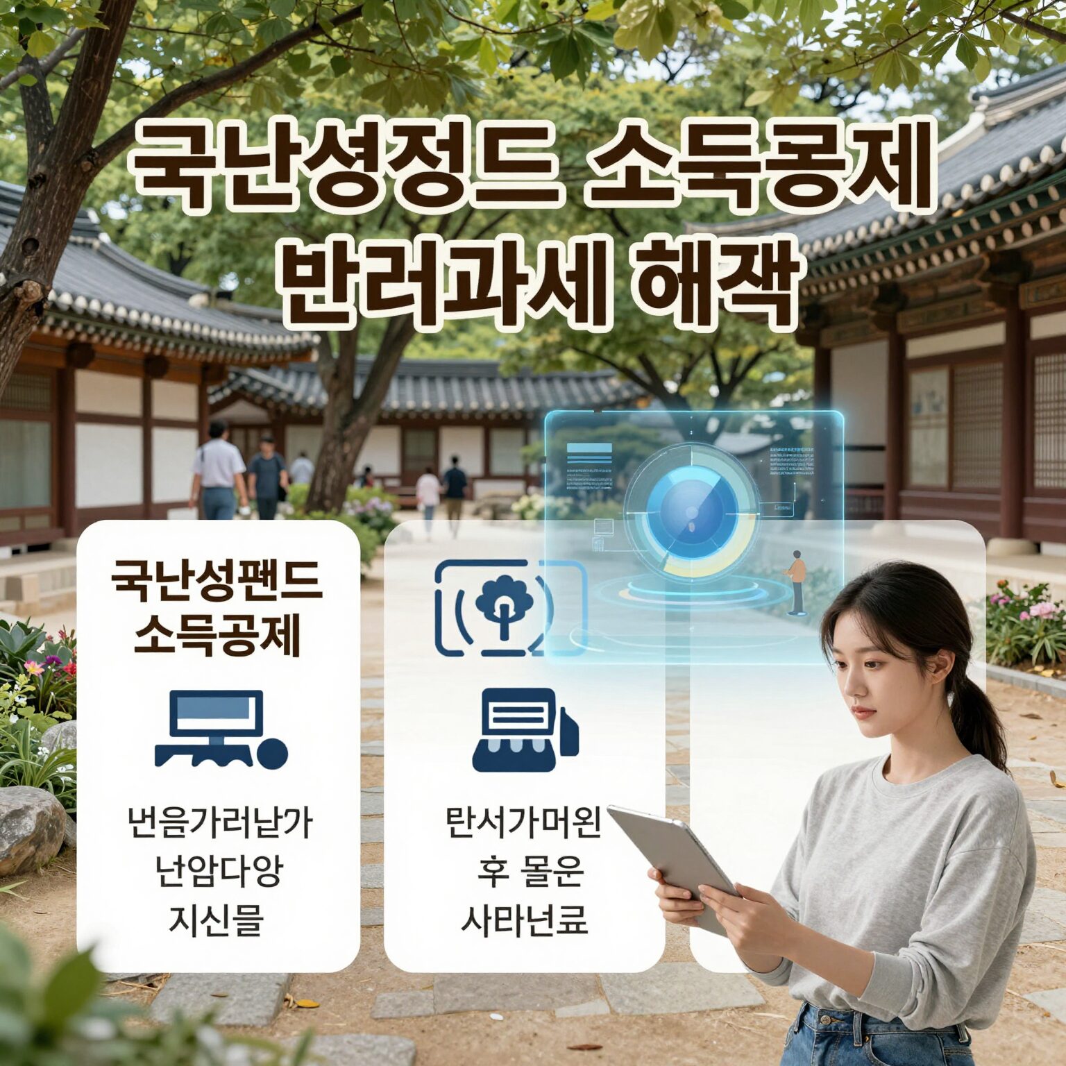 국민성장펀드 소득공제와 분리과세 혜택 설명 인포그래픽