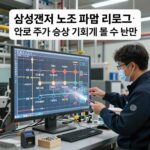 삼성전자 노조 파업 오히려 기회가 될 이유 삼성전자 노조 파업 리스크가 오히려 주가 상승 기회가 될 수 있다는 분석 차트와 함께 삼성 반도체 공장 이미지
