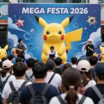 Seongsu-dong Pokemon Mega Festa 2026 crowded scene