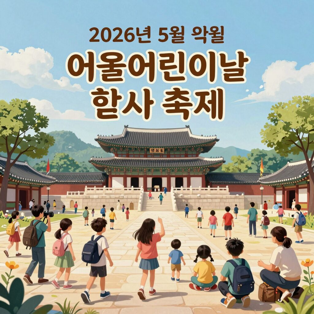 2026년 5월 서울 어린이날 행사 및 축제 안내 포스터