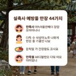 실족사 예방을 위한 안전 수칙 4가지 일러스트